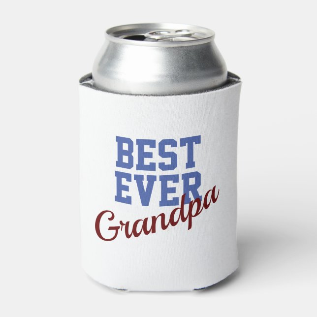 Enfriador De Latas Mejor Abuelo de personalizado (Lata Anverso)