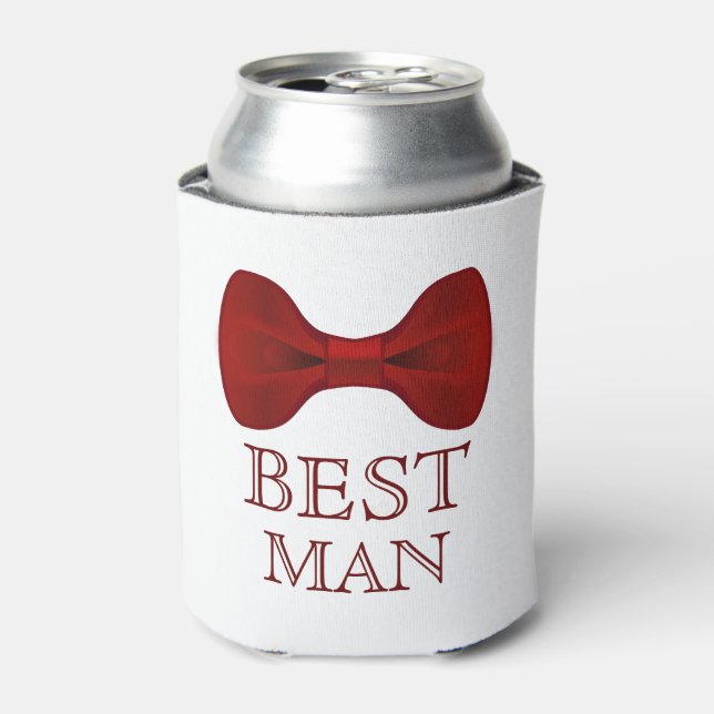 Enfriador De Latas Mejor boda de hombre (Lata Anverso)