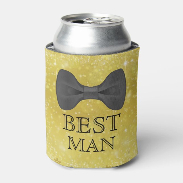 Enfriador De Latas Mejor boda de hombre (Lata Anverso)