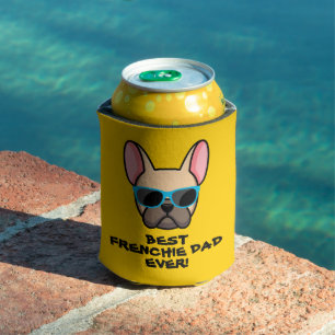 Enfriador De Latas Mejor Día del Padre Frenchie