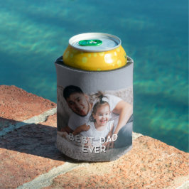 Enfriador De Latas Mejor foto personalizada de papá