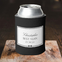 Enfriador De Latas Mejor Hombre de la Masculina Clásica Personalizada