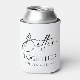 Enfriador De Latas Mejor Juntos Boda Blanco Refrigerador de bebidas/K