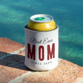 Enfriador De Latas Mejor Mamá Desde El 20XX Modern Simple Preppy