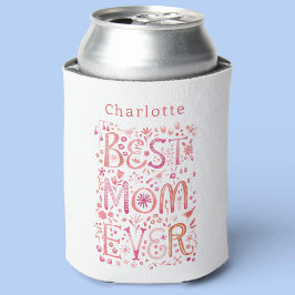 Enfriador De Latas Mejor Mamá Personalizada