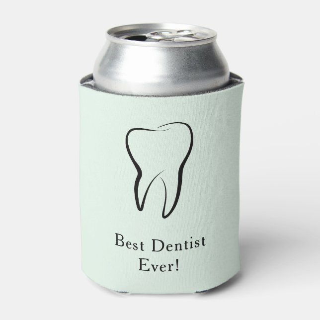 Enfriador De Latas Mejor Odontología Dental Ever (Lata Anverso)