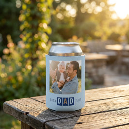 Enfriador De Latas Mejor Papá del Mundo 2 Foto Tipografía Fría