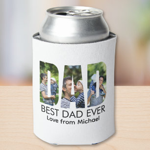 Enfriador De Latas Mejor Papá del Mundo Foto Carta