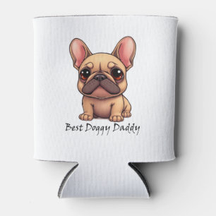 Enfriador De Latas Mejor Papá Perrito Frenchie Bulldog Francés Perro 