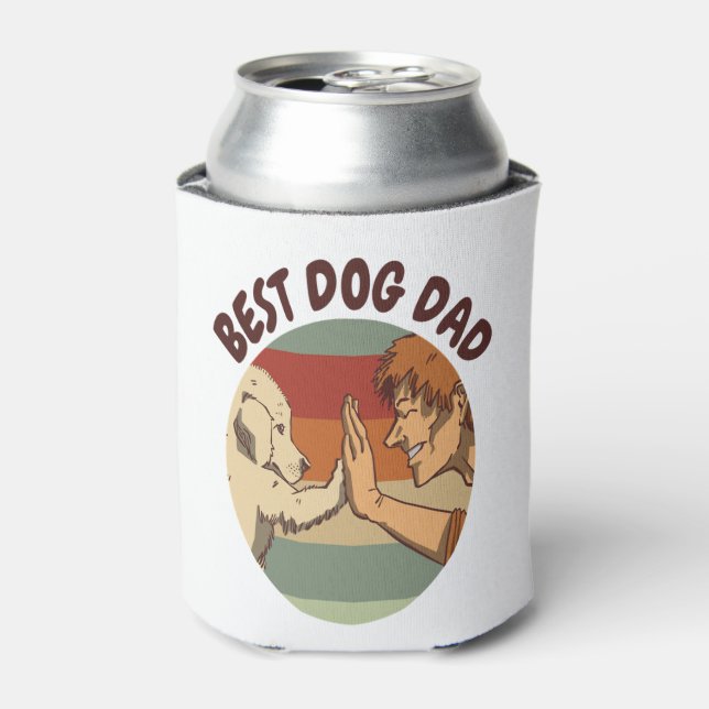 Enfriador De Latas Mejor Papá Perro (Lata Anverso)