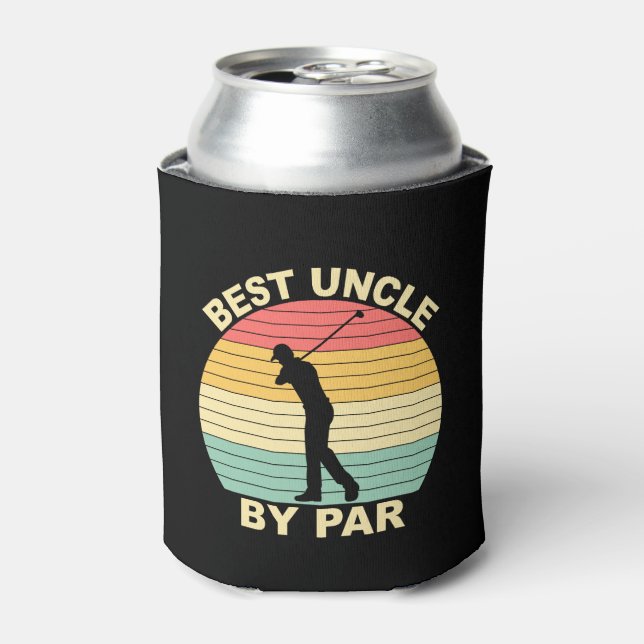 Enfriador De Latas Mejor Tío De Par - Golfing (Lata Anverso)
