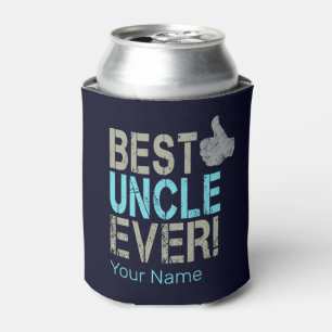 Enfriador De Latas Mejor Tío Diseño Vintage Con El Pulgar Arriba