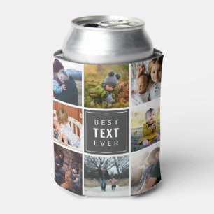 Enfriador De Latas Mejor "Tu Texto Aquí" Foto Personalizado