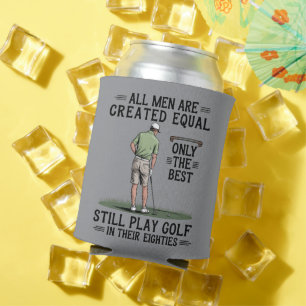 Enfriador De Latas Mejores Hombres Juegan Golf Ochenta Funny Golfer G