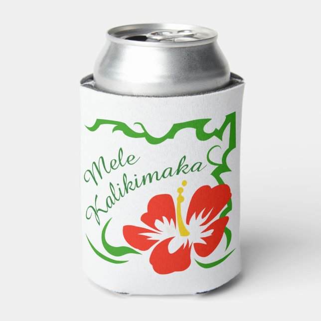 Enfriador De Latas Mele Kalikimaka (Lata Anverso)