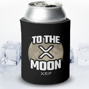 Enfriador De Latas Meme De Cripto - XRP A La Luna - Criptodivisa XRP