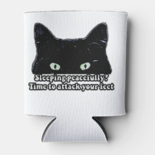Enfriador De Latas Meme de gato gruñón para amantes de los gatos y du