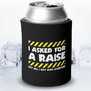 Enfriador De Latas Meme de trabajo divertido: Trabajador de fábrica d