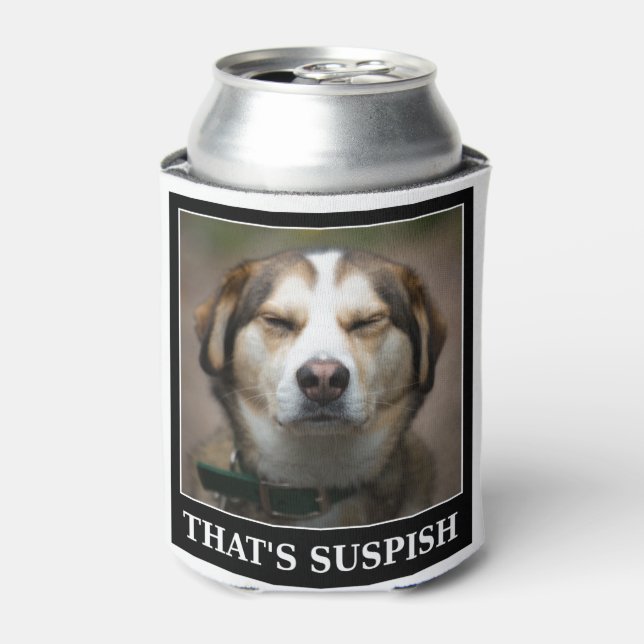 Enfriador De Latas Meme divertido para perros (Lata Anverso)