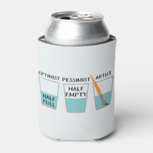 Enfriador De Latas Meme divertido semilleno de cristal