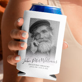 Enfriador De Latas Memorial de Foto Personalizado Moderno