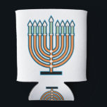 Enfriador De Latas Menorah<br><div class="desc">Menorah para Hannukah</div>