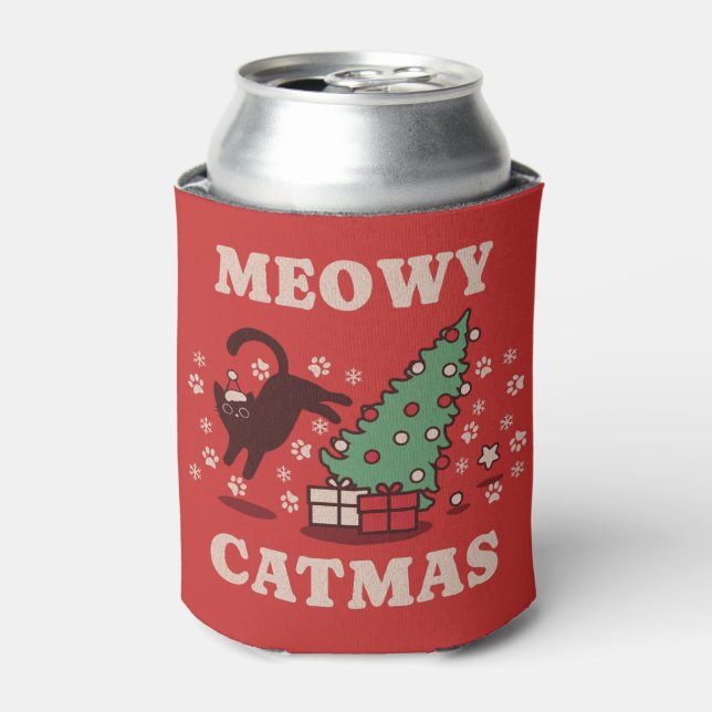 Enfriador De Latas Meowy Catmas (Lata Anverso)