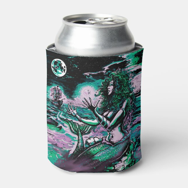 Enfriador De Latas Mermaid Siren Atlantis Pearl (Lata Anverso)