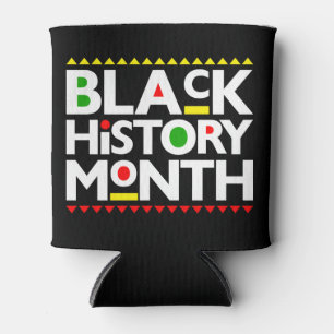 Enfriador De Latas mes de la historia negra melanina africana hermano