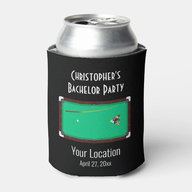 Enfriador De Latas Mesa de billar de partidos de soltero Billards Fav (Lata Anverso)
