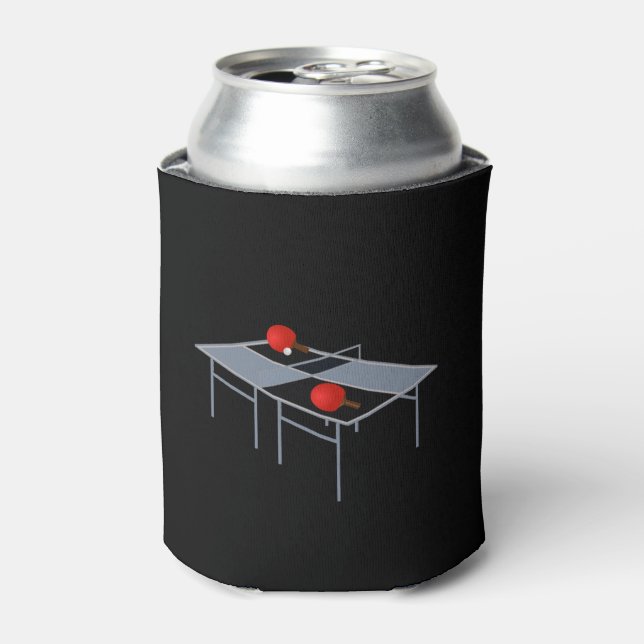 Enfriador De Latas Mesa De Ping Pong Con Gales, (Lata Anverso)
