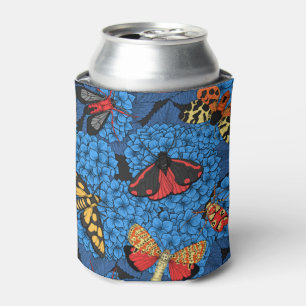 Enfriador De Latas Metas en la hidrangea azul
