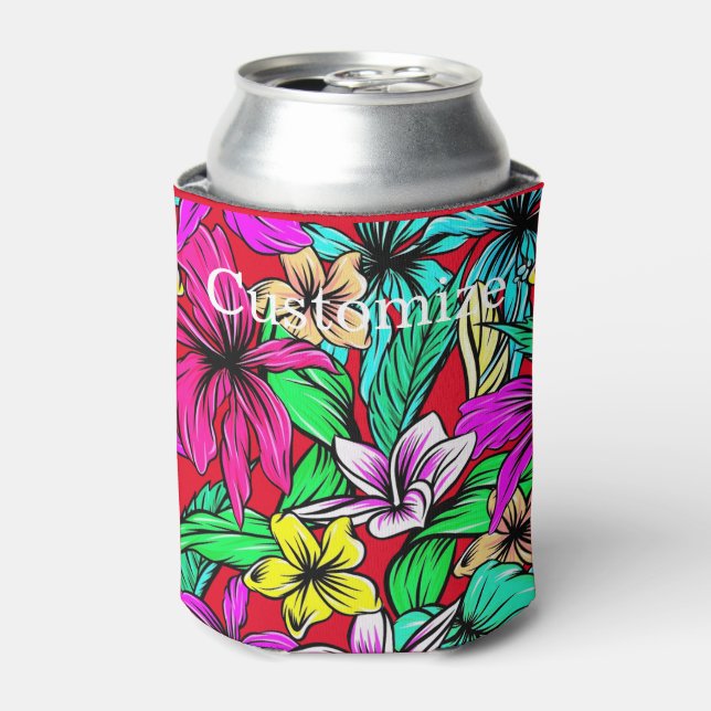 Enfriador De Latas Mezcla de Flores Tropicales Thunder_Cove (Lata Anverso)