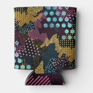 Enfriador De Latas Mezcla Memphis de Camuflaje Rosa