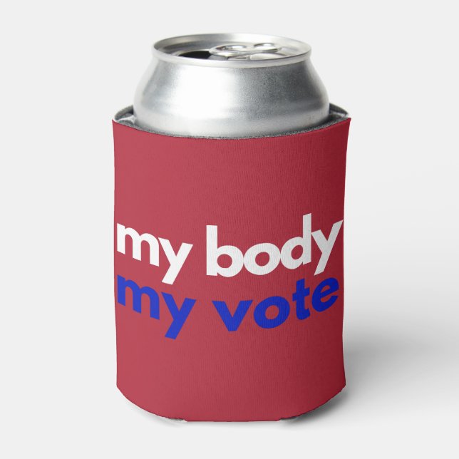 Enfriador De Latas Mi cuerpo mi voto Roevember (Lata Anverso)