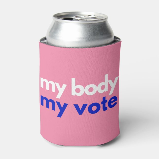 Enfriador De Latas Mi cuerpo mi voto Roevember (Lata Anverso)