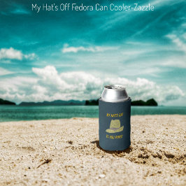 Enfriador De Latas Mi Gorra fuera de Fedora Refrigerador de bebidas