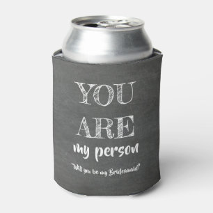 Enfriador De Latas Mi persona - Divertida propuesta de la dama de hon