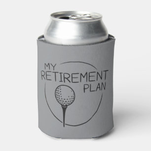 Enfriador De Latas Mi plan de jubilación divertido dicho golfista de 