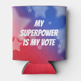 Enfriador De Latas Mi superpoder es mi voto