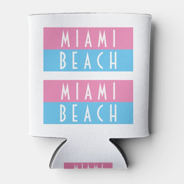Enfriador De Latas Miami Beach Vice (Anverso)