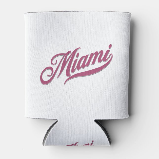 Enfriador De Latas Miami Florida (Anverso)