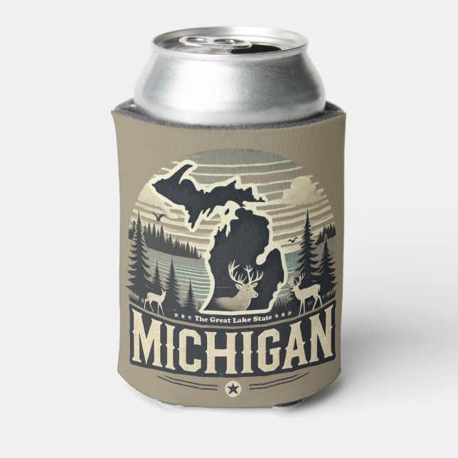 Enfriador De Latas Michigan (Reverso de la lata)