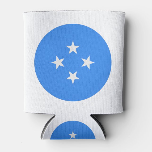 Enfriador De Latas Micronesia Flag (Anverso)