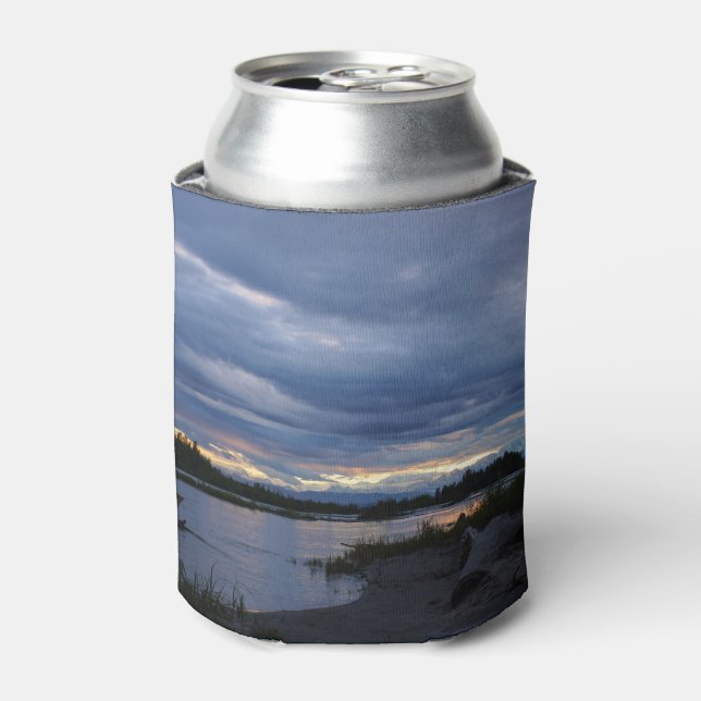 Enfriador De Latas Midnight Alaska Sunset (Lata Anverso)