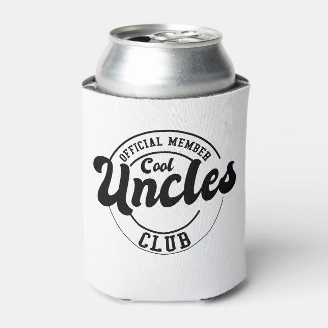 Enfriador De Latas Miembro oficial Guay Uncles Club Fathers Day (Lata Anverso)
