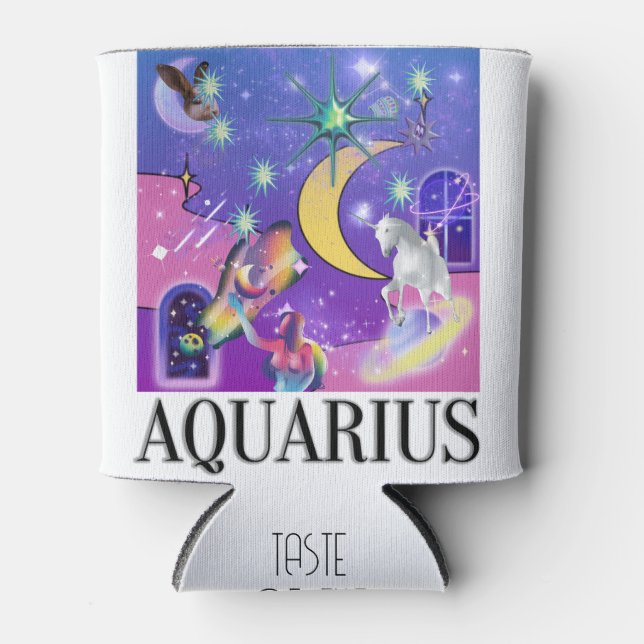 Enfriador De Latas Mikitiez aquarius galaxia verano refresco de cerve (Anverso)