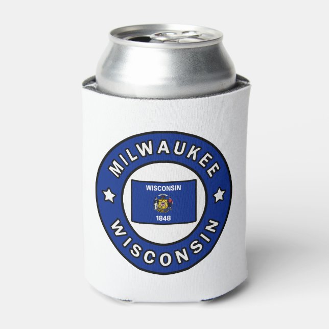 Enfriador De Latas Milwaukee Wisconsin (Lata Anverso)