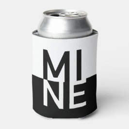 Enfriador De Latas MINA blanca y negra