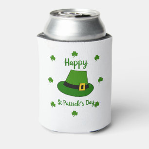 Enfriador De Latas Minimalista Feliz Día de San Patricio